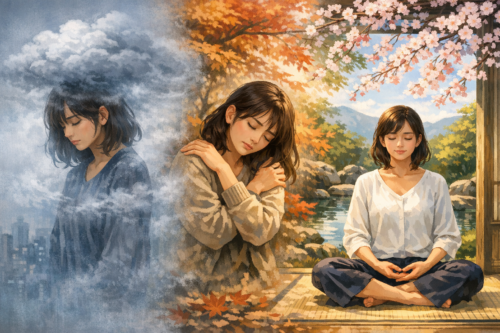 三つの状態の女性